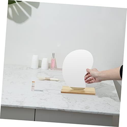 MAGICLULU Desktop Vanity Mirror with Wooden Base
