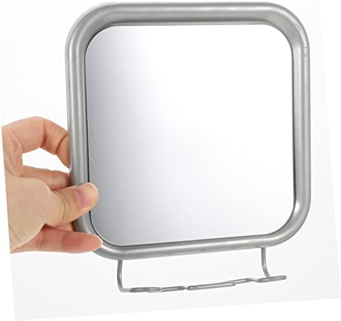 Yardwe Hook Vanity Mirror for Shower Shaving Anti Fog Mirror