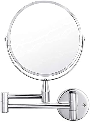 LCARY Wall Mounted Makeup Mirror 7 1X5X Magnification
