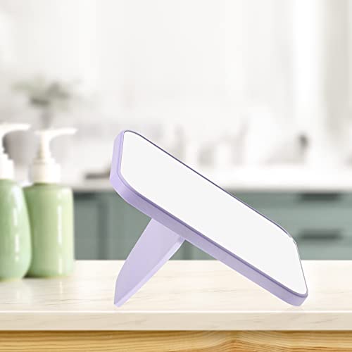 VOCOSTE Foldable HD Square Makeup Mirror Purple 8x6 Inch