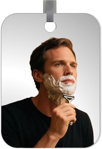 LUNCHIS Fogless Shower Mirror for Shaving Men