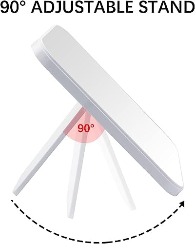 DVHOK 8-Inch Desktop Makeup Mirror with Hanging Design