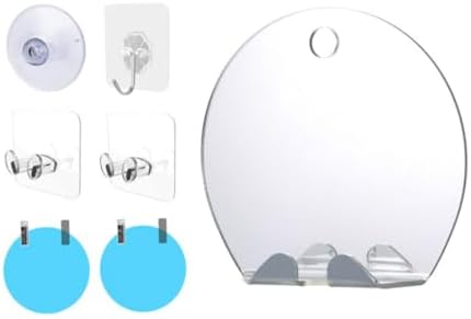 CurcKua Anti-Fog Acrylic Shower Mirror 1
