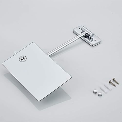 LZHIANG 3X Magnification Folding Vanity Mirror with Chrome Arms