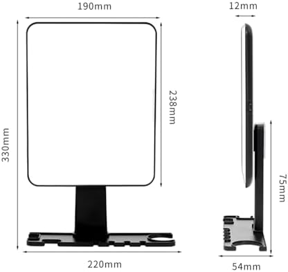 WedFeir Fogless Shower Mirror with Razor Holder