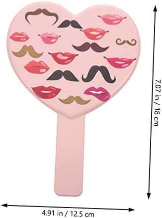Mipcase Heart Shaped Travel Makeup Mirror