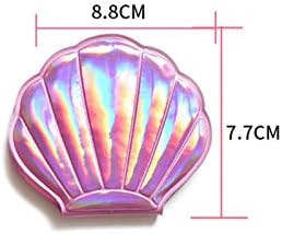 SUNESA 4pc Shell Makeup Mirror with Light 1