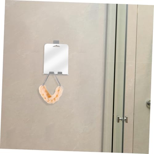 PRETYZOOM Travel Size Anti-Fog Wall Mount Mirror with Hooks