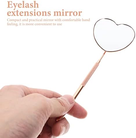 Beaupretty Half-Moon Eyelash Mirror for Home and Salon Use
