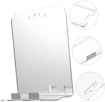 PAMINGONO Anti-Fog Shower Mirror with Razor Holder and Hooks