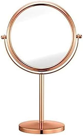 Eliveshown Wall-Mounted Vanity Mirror with HD Double Sided Rose Gold