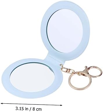 Angoily Mini Travel Makeup Mirror with PU Leather Frame