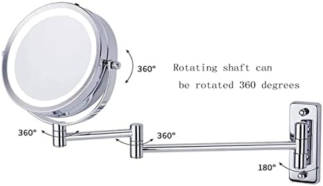 KARFRI Wall-Mounted Vanity Mirror with LED Light 1