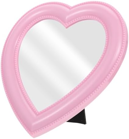 1pc Heart-Shaped Makeup Mirror for Vanity Decor