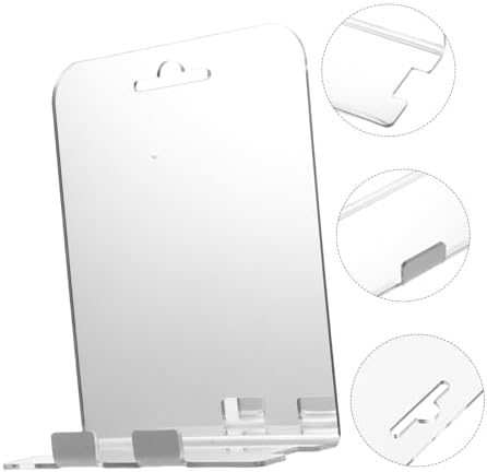 Shower Mirror with Anti-Fog Wall Mount and Hooks