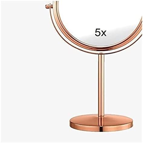 Eliveshown Wall-Mounted Vanity Mirror with HD Double Sided Rose Gold