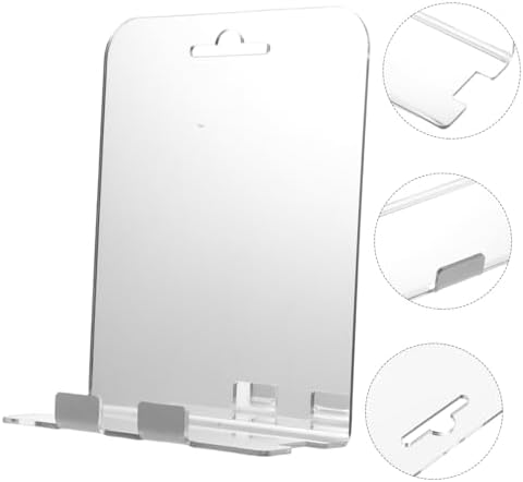 Zerodeko Shatterproof Anti-Fog Shower Mirror with Hooks