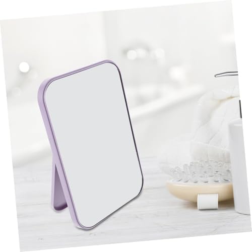 2pcs Lightweight Freestanding Vanity Mirror for Desk and Travel Use 1