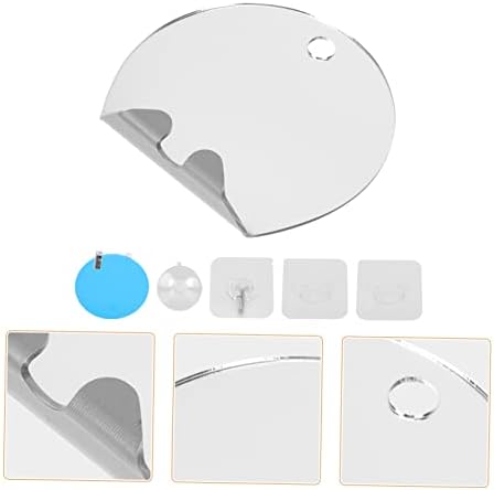 BIUDECO Travel Makeup Mirror Large Acrylic Fogless Non-Breakable