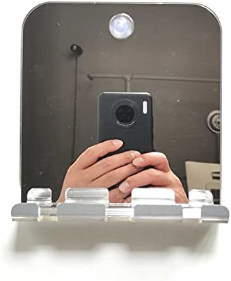 Lyzeous Anti-Fog Shower Mirror Fogless Bathroom Shaving Mirror
