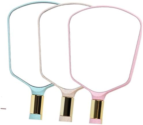 Vaguelly Portable Handheld Makeup Mirror with Chic Blue Design 1