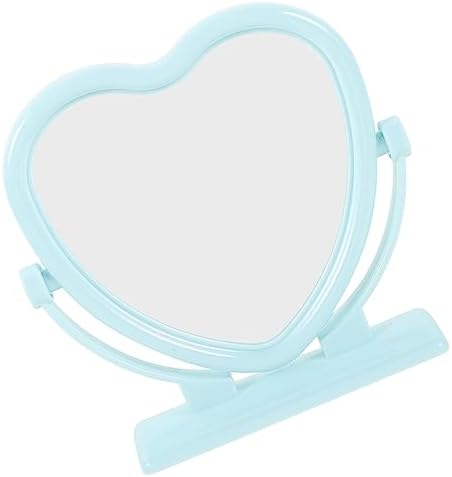 FOMIYES Double-Sided Heart Shaped Vanity Mirror