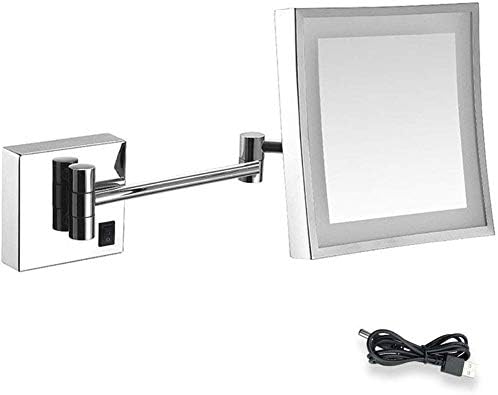 8 Inch Double Sided Vanity Mirror with 10X Magnification