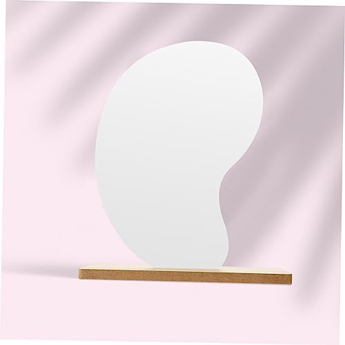 ULTECHNOVO Acrylic Flip Cosmetic Mirror Simple Shape Design Easy to Use