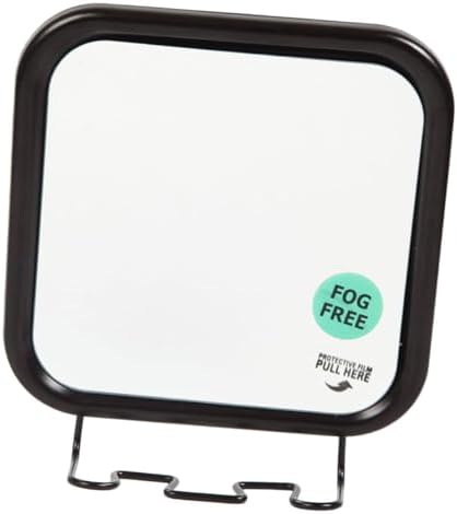 Wall Mounted Fogless Shower Mirror with Suction Cups
