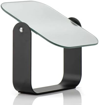 JV Textiles 7-Inch Portable Folding Makeup Mirror with Metal Stand