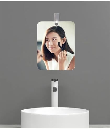 Safe Durable Fogless Shower Mirror 13x17cm 1