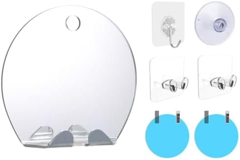 Stianiiie Anti-Fog Mirror with Storage and 2 Sheets