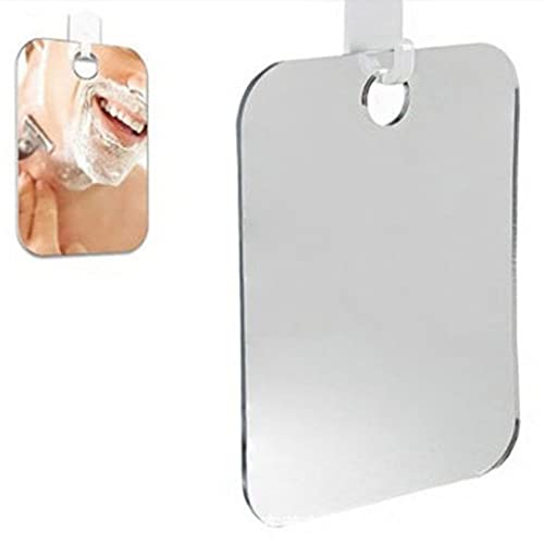 Shatterproof Shower Mirror Fogless for Shaving and Travel