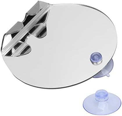 Focket Anti Fog Round Shower Mirror with Suction 1