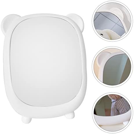 Hemoton Cute Bear Design Makeup Mirror