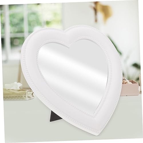 Cute Heart Vanity Mirror 2 Pack Wall Mounted Makeup Mirror