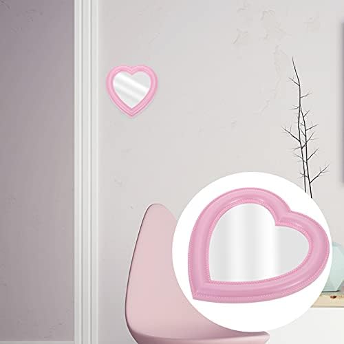 CALLARON Heart-Shaped Desktop Makeup Mirror