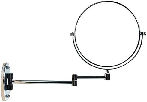 AMHIL Foldable Two-Sided Vanity Mirror Wall Mount