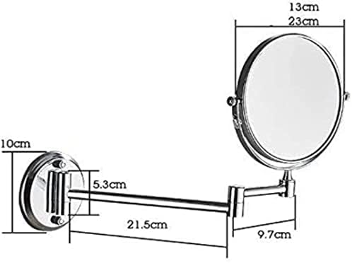 DEIHGE 3X Magnification Wall Mounted Makeup Mirror
