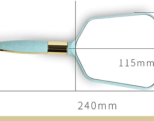 Portable Handheld Beauty Mirror with HD Surface and Wall Hanging Hole