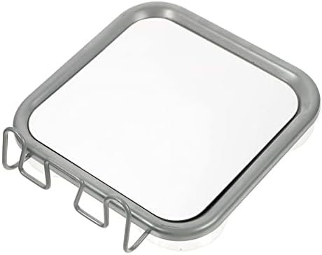 Yardwe Hook Vanity Mirror for Shower Shaving Anti Fog Mirror