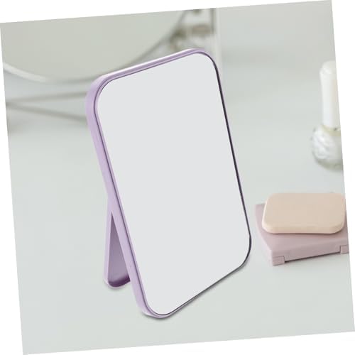 WRITWAA 2pcs Portable Makeup Mirror with Stand