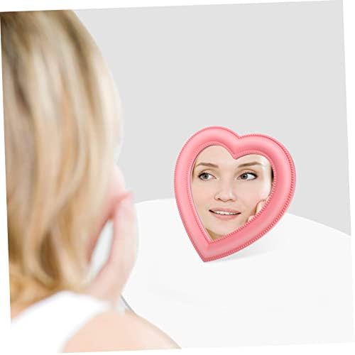 DOITOOL Heart Shape Standing Mountable Mirror Dual-Purpose Makeup