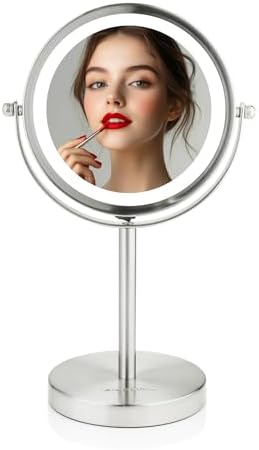 OVENTE 6 Lighted Makeup Mirror with Dual Magnification