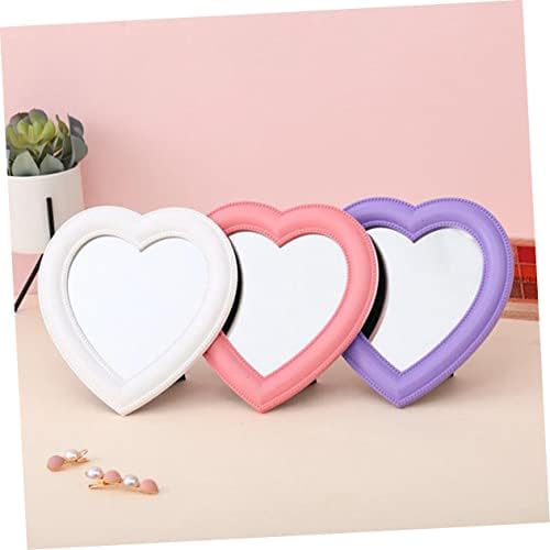 VANZACK Heart-Shaped Vanity Mirror Set for Desk and Wall 1