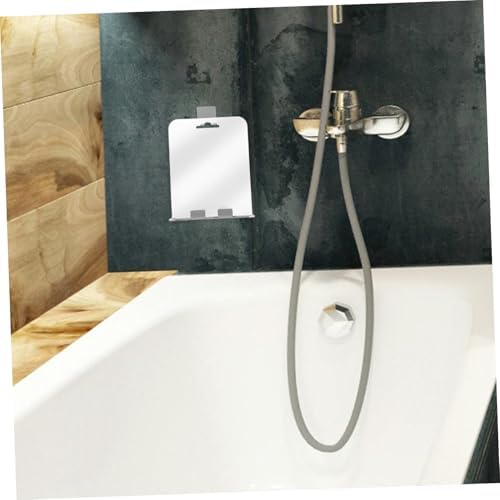 Zerodeko Shatterproof Anti-Fog Shower Mirror with Hooks