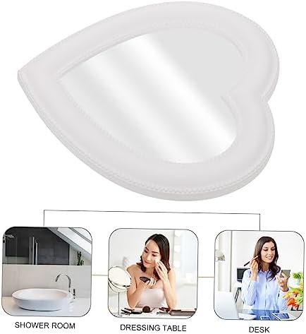 Heart Shaped Wall Mirror for Makeup Vanity