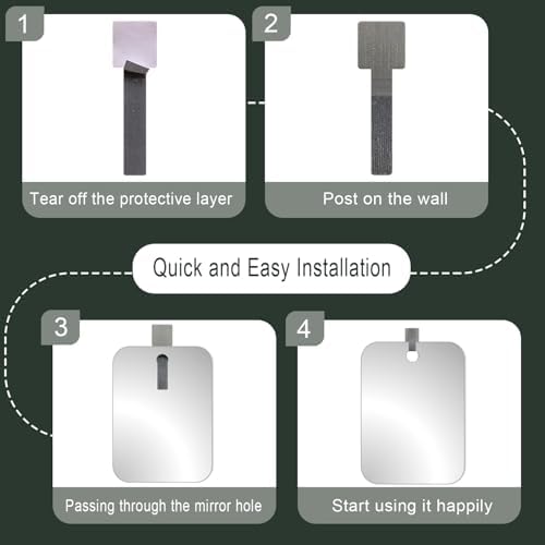 Fogless Shower Mirror for Shaving Men