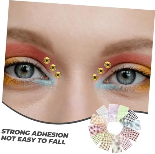 Gatuida 12 Sheets Self-Adhesive Rhinestone Stickers