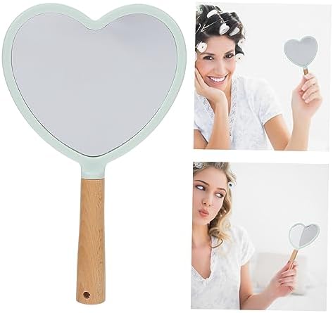 GALPADA Heart Shaped Makeup Mirror - Lightweight Stylish